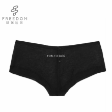 FDBL7111406 Hohe Qualität Modal Baumwolle sexy Damen sexy Erwachsene Frauen schwarz boyshort Panty transparent Höschen Unterwäsche in Fotos